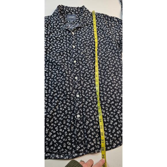 Bonobos Shirt L large standard Fit Floral Button Up Long Sleeve desk to dinner - Picture 6 of 7